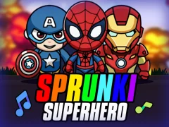 Leikur Sprunki SuperHero á netinu