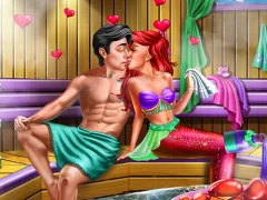 Leikur Mermaid Sauna Flirting á netinu