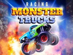 Leikur Racing Monster Trucks á netinu