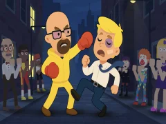 Leikur Drunken Fighter á netinu