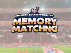 Leikur American Soccer World Cup Memory Matching á netinu