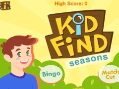 Leikur Kid Find Seasons á netinu