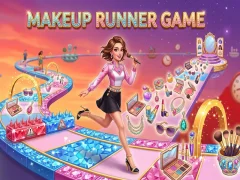 Leikur Makeup Runner Game á netinu