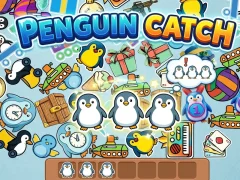 Leikur Penguin catch á netinu