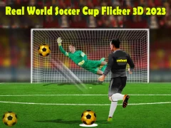Leikur Real World Soccer Cup Flicker 3D 2023 á netinu