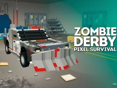 Leikur Zombie Derby Pixel Survival á netinu