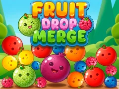Leikur Fruit Drop Merge á netinu