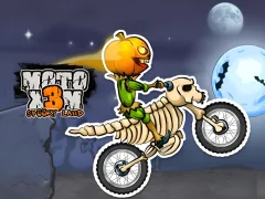 Leikur Moto X3M Spooky Land á netinu