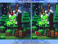 Leikur Minecraft Lava Chicken Difference á netinu