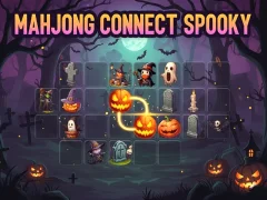 Leikur Mahjong Connect Spooky á netinu