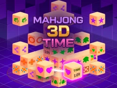 Leikur Mahjong 3D Time á netinu
