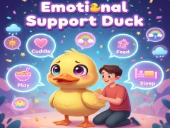 Leikur Emotional Support Duck á netinu