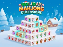 Leikur Holiday Mahjong Dimensions á netinu