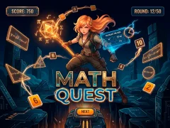 Leikur MathQuest á netinu
