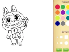 Leikur Labubu Doll Coloring Book for Kids á netinu