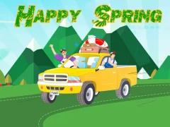 Leikur Happy Spring Jigsaw Puzzle á netinu