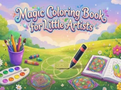Leikur Magic Coloring Book for Little Artists á netinu