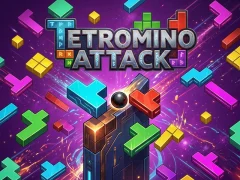 Leikur Tetromino Attack á netinu