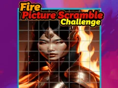 Leikur Fire Picture Scramble Challenge á netinu
