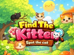 Leikur Find the Kitten Spot the Cat á netinu