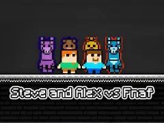 Leikur Steve and Alex vs Fnaf á netinu