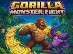 Leikur Gorilla Monster Fight á netinu