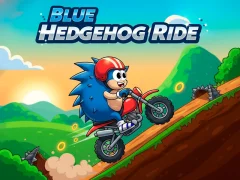Leikur Blue Hedgehog Ride á netinu
