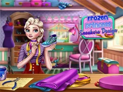 Leikur Frozen Princess Sneakers Design á netinu
