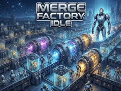 Leikur Merge Factory Idle á netinu