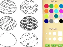 Leikur Easter Eggs Coloring Book for Kids á netinu