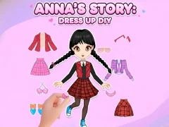 Leikur Anna's Story: Dress Up DIY á netinu