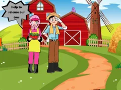 Leikur Assist The Farm Couple á netinu