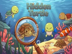 Leikur Hidden Turtle á netinu