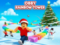 Leikur Obby Rainbow Tower á netinu