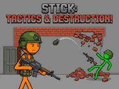 Leikur Stick: Tactics & Destruction á netinu