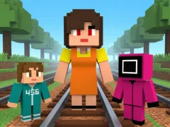 Leikur Squid Game Craft Runner á netinu