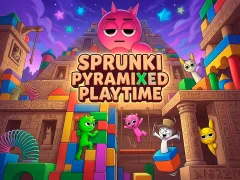 Leikur Sprunki Pyramixed Playtime á netinu