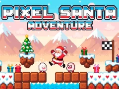 Leikur Pixel Santa Adventure á netinu