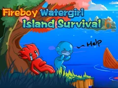 Leikur Fire And Water Island Survival 6 á netinu