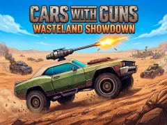 Leikur Cars with Guns: Wasteland Showdown á netinu