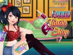 Leikur Funny Tattoo Shop á netinu