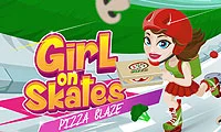Leikur Girl on Skates Pizza Mania á netinu