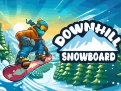 Leikur Downhill Snowboard á netinu