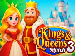 Leikur Kings and Queens Match 3 á netinu