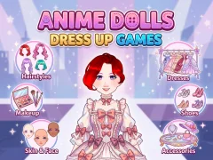 Leikur Anime Dolls Dress Up Games á netinu