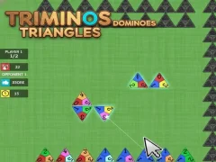 Leikur Triminos Dominoes Triangles á netinu