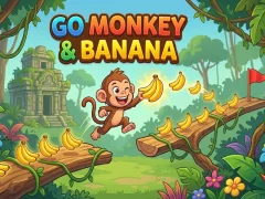 Leikur Go monkey & Banana á netinu
