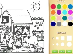 Leikur Farm Coloring Book For Kids á netinu