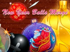 Leikur New Year Balls Merge á netinu