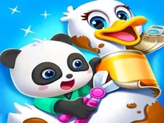 Leikur Baby Panda Pet Care Center á netinu